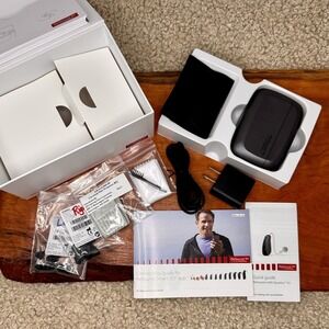 ReSound LiNX Quattro RE961-DRWC Premium Silver with Charging Case